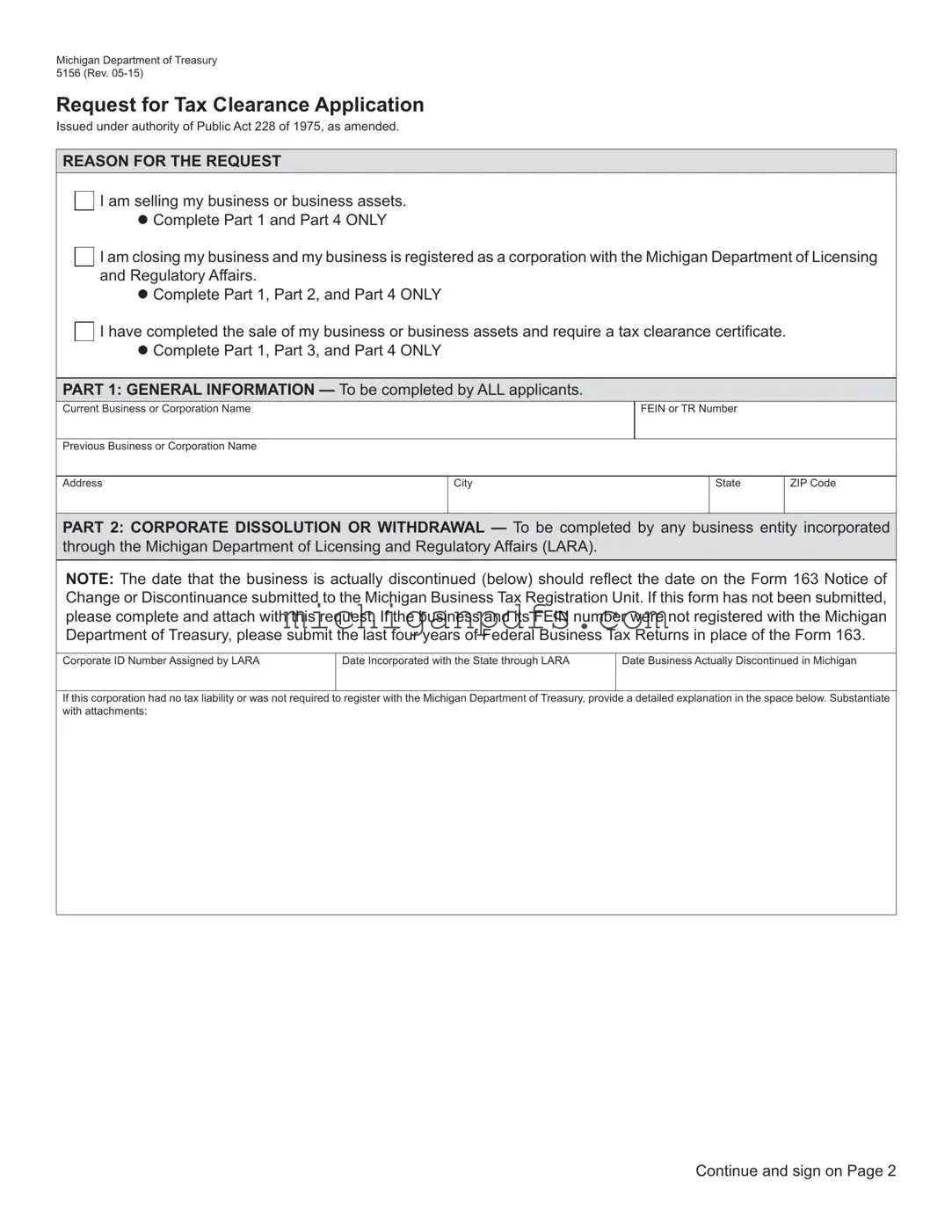 Free Michigan 5156 Template