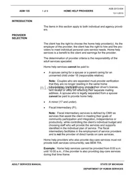 Free Michigan Gov Homehelp Template